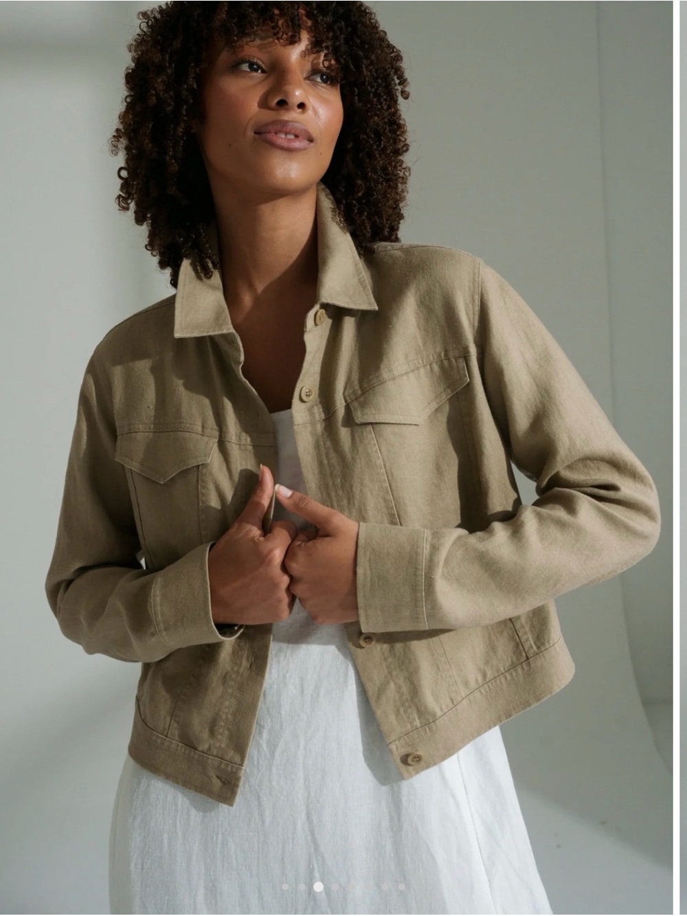 Lilly Pilly Milly Linen Jacket